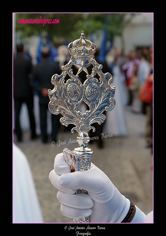 Galleta de vara de la Hermandad de Cristo Rey en su Triunfal Entrada en Jerusalén