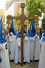 Cruz de Guía de la Hermandad de Cristo Rey en su Triunfal Entrada en Jerusalén