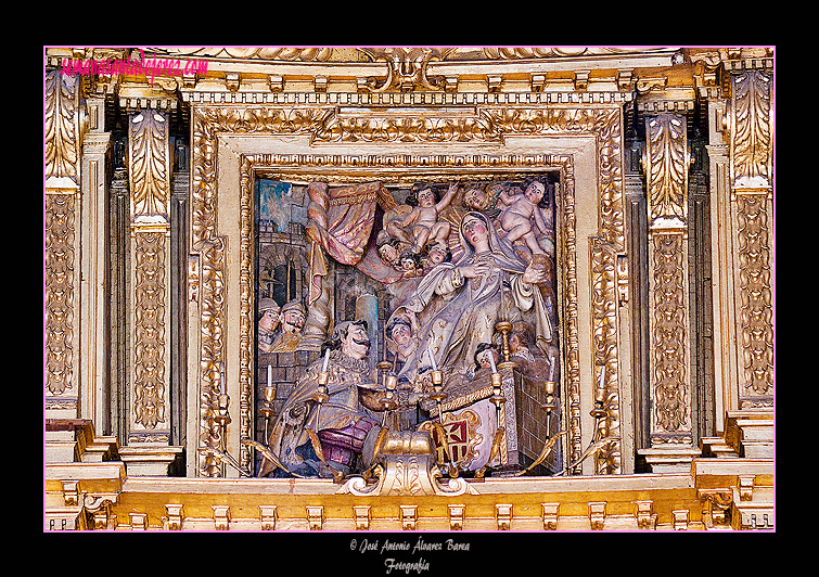 Aparición de la Virgen a Jaime I (Altar Mayor de la Basílica de Nuestra Señora de la Merced Coronada)