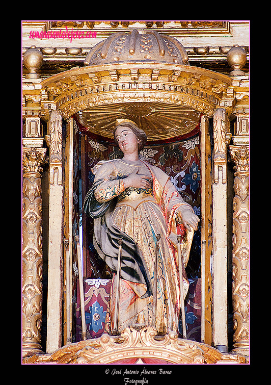 Santa Catalina (Altar Mayor de la Basílica de Nuestra Señora de la Merced Coronada)