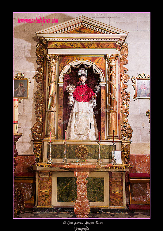Altar de San Ramón Nonato (Basílica de Nuestra Señora de la Merced Coronada)