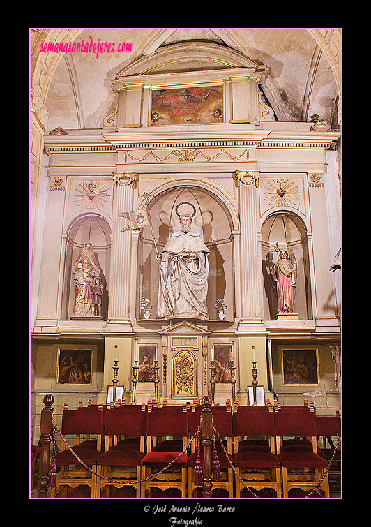 Altar de San Pedro Nolasco (Basílica de Nuestra Señora de la Merced Coronada)