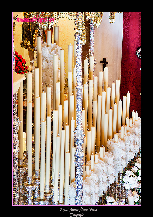 Candelería del Paso de Palio de María Santísima de la Paz en su Mayor Aflicción