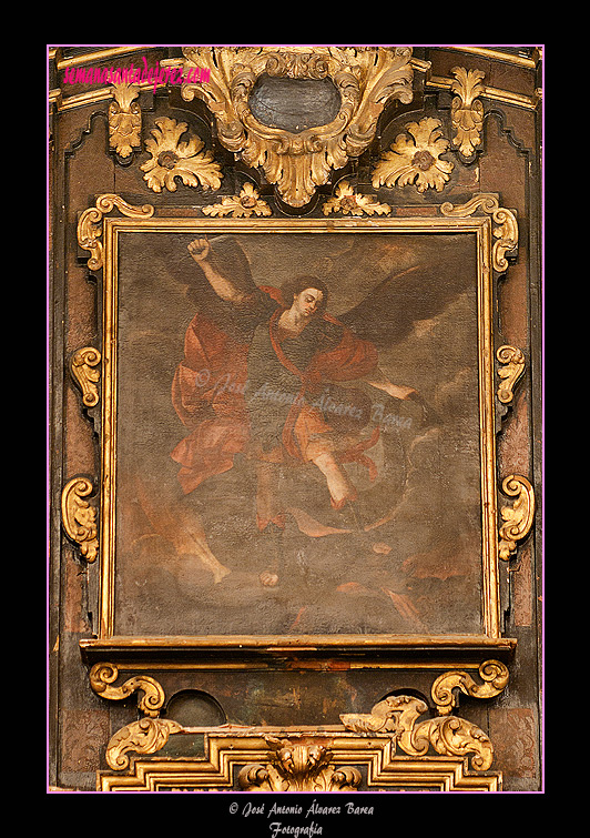 Pintura de San Miguel (Altar Mayor de la Capilla de los Desamparados)