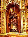 Capilla con la imagen de San Dionisio en la canastilla del Paso de Misterio de la Coronación de Espinas
