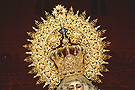 Detalle de la Corona de María Santísima de la Paz en su Mayor Aflicción