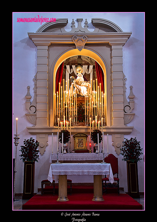 Altar de Cultos del Triduo en honor de Nuestra Señora de las Angustias (13, 14 y 15 de Septiembre de 2012)