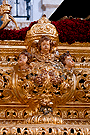 Detalle del canasto de la Corona de Nuestra Señora de las Angustias 