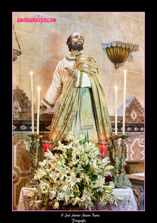 Exposición al culto de San Pedro el dia de su Festividad (29 de junio de 2013)