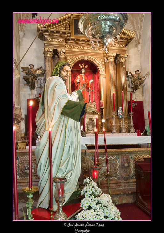 Exposición al culto de Santo Tomás el dia de su Festividad (3 de julio de 2013)