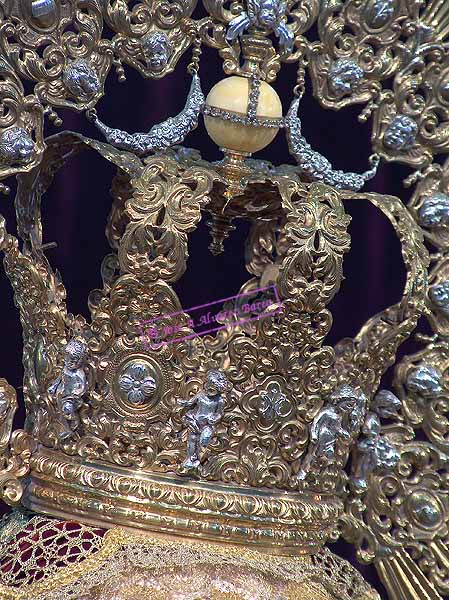 Canasto de la corona de Salida de María Santísima de la Candelaria