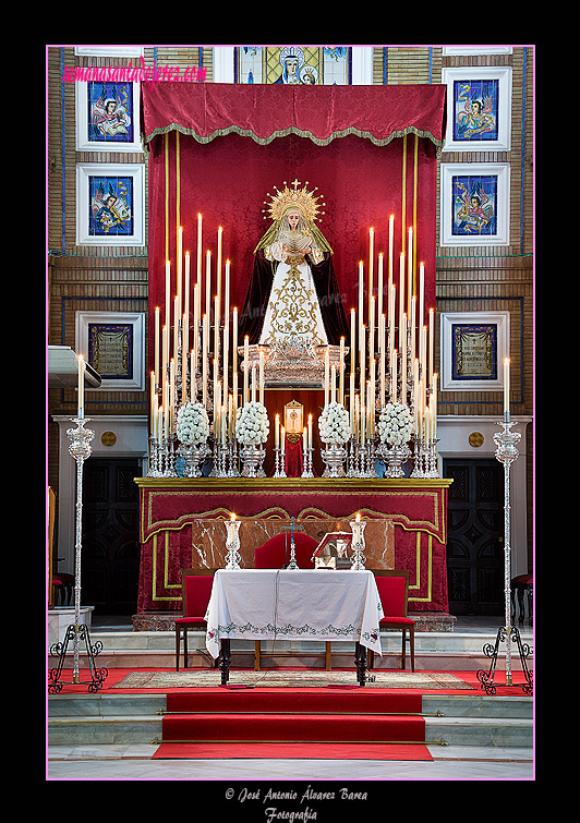 Altar de Cultos de María Santísima de la Candelaria (Año 2012)