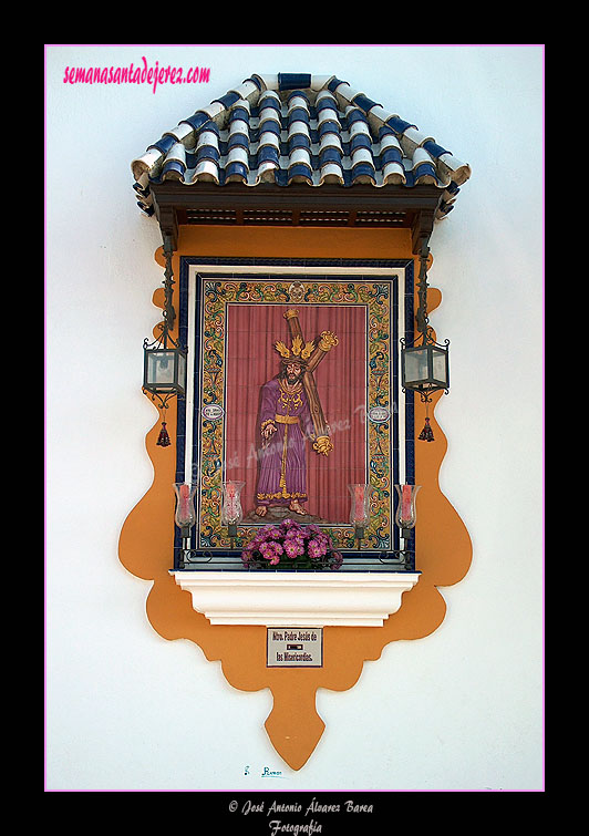 Azulejo de Nuestro Padre Jesús de las Misericordias (Iglesia Parroquial de Santa Ana)