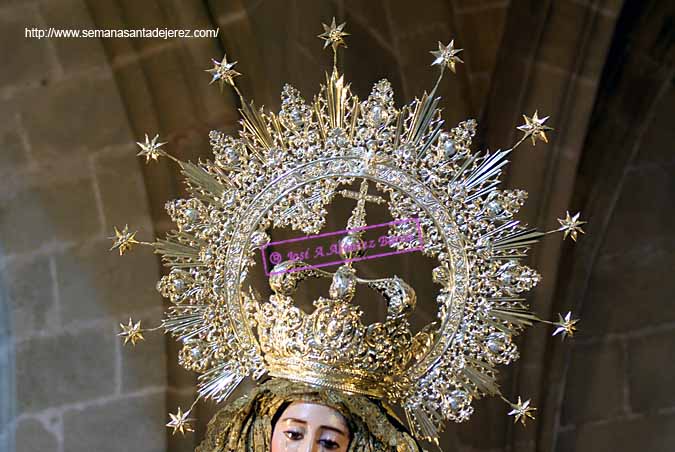 Corona de salida de Nuestra Señora del Socorro