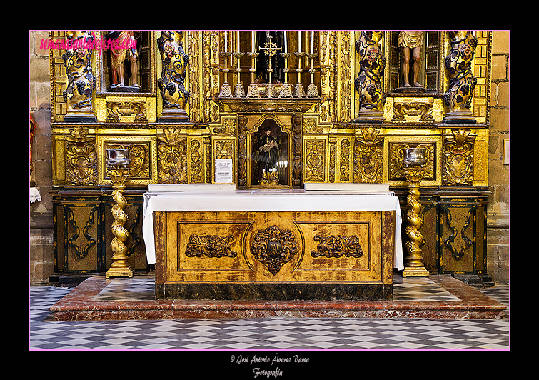 Mesa de Altar del Retablo de la Inmaculada del Voto, hoy de San Juan Grande (Santa Iglesia Catedral)