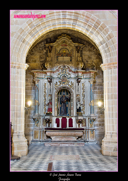 Tramo del Retablo de San Juan Nepomuceno (Santa Iglesia Catedral)