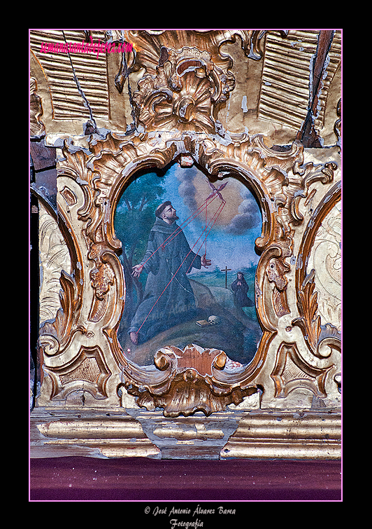 Pintura en el cuerpo del Retablo de San Pedro (Santa Iglesia Catedral)