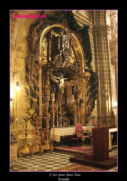 Retablo del Cristo de la Viga (Nave del Evangelio - Santa Iglesia Catedral)