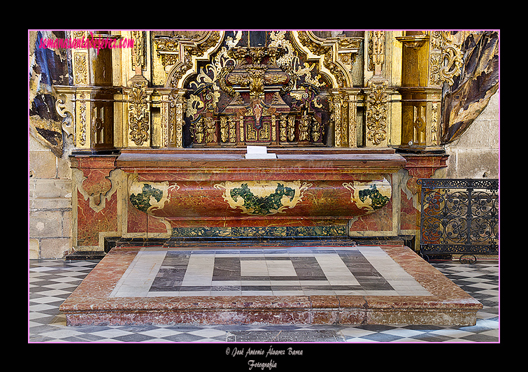 Mesa del retablo del Cristo de la Viga (Santa Iglesia Catedral)