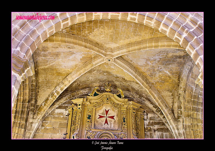 Bóveda del tramo del Retablo de la Flagelación (Santa Iglesia Catedral)