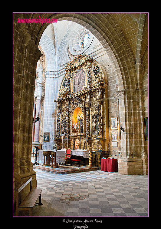 Tramo del retablo de la Inmaculada del Voto, hoy de San Juan Grande (Nave de la Epístola - Santa Iglesia Catedral)