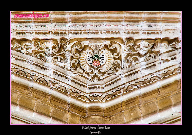 Detalle de la bóveda sobre la puerta de la Encarnación (Santa Iglesia Catedral)