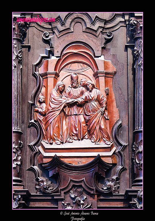 Los desposorios de la Virgen María y San José (Coro de la Santa Iglesia Catedral)