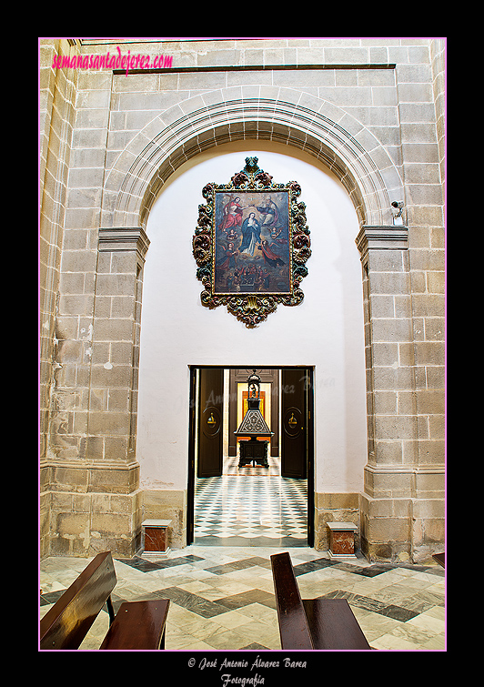 Acceso a la Sacristía Menor (Capilla del Sagrario - Santa Iglesia Catedral)