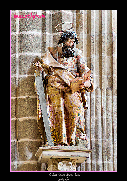 San Simón - José de Arce - Siglo XVII (Santa Iglesia Catedral) (Talla de madera tallada y policromada, procedente de la Cartuja de Jerez)