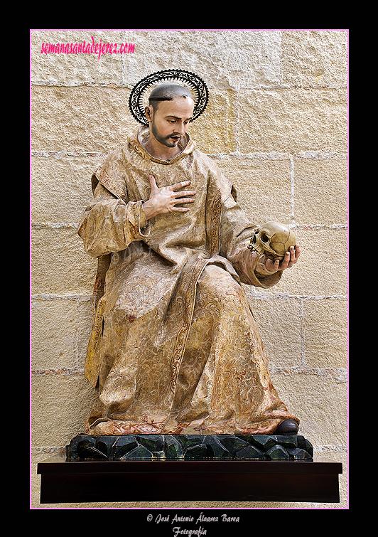San Bruno - José de Arce (Sala de los Cartujos - Museo de la Santa Iglesia Catedral) (Madera policromada - Siglo XVII)