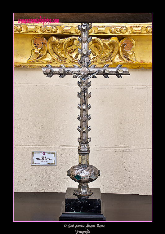 Cruz Árbol de la Vida (Sala de los Cartujos - Museo de la Santa Iglesia Catedral) (Plata de ley)