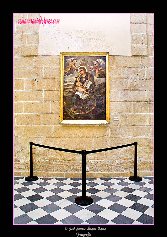 Virgen de Guía - Escuela española - Siglo XVI - Óleo sobre tabla (Sala del Tesoro - Museo de la Santa Iglesia Catedral)