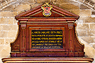 Ático del retablo de San Caralampio (Santa Iglesia Catedral)