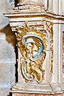 Detalle de la decoración del Retablo de San Juan Nepomuceno (Santa Iglesia Catedral)