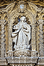 Inmaculada sobre el Dintel de la Puerta Principal de la Santa Iglesia Catedral