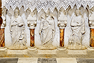 Detalle de la mesa del templete neomedieval (Capilla del Sagrario - Santa Iglesia Catedral)