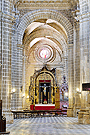 Tramo del retablo del Cristo de la Viga (Nave del Evangelio - Santa Iglesia Catedral)