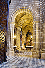 Tramo de los retablos de Ánimas, del Nazareno Caído y de San José (Santa Iglesia Catedral)