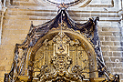 Ático del retablo del Cristo de la Viga (Santa Iglesia Catedral)