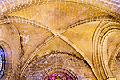 Bóveda del tramo del retablo de Santa Teresa de Jesús, actualmente del Beato Juan Pablo II (Santa Iglesia Catedral)