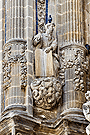 Moisés en la Transfiguración de Cristo en el monte Tabor (Fachada Principal de la Santa Iglesia Catedral)