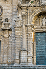 Columnas salomónicas en la Puerta Principal de la Santa Iglesia Catedral