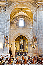 Vista del tramo del Retablo de San Pedro desde el tramo del Retablo de San Caralampio (Santa Iglesia Catedral)