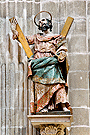 San Andrés - José de Arce - Siglo XVII (Santa Iglesia Catedral) (Talla de madera tallada y policromada, procedente de la Cartuja de Jerez)