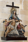 Piedad - José Esteve Bonet (Sala de los Cartujos - Museo de la Santa Iglesia Catedral) (Madera policromada - Siglo XVIII)
