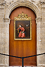 Virgen Niña en meditación - Francisco de Zurbarán - Año 1639 (Sala del Tesoro - Museo de la Santa Iglesia Catedral)