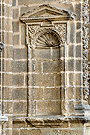 Hornacina en el lateral derecho de la Puerta Principal de la Santa Iglesia Catedral