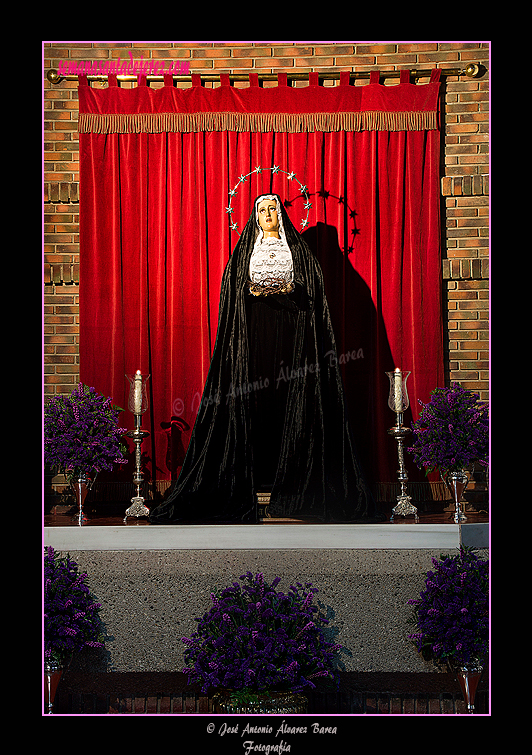 Altar de Triduo de Nuestra Señora de Amor y Sacrificio 2012