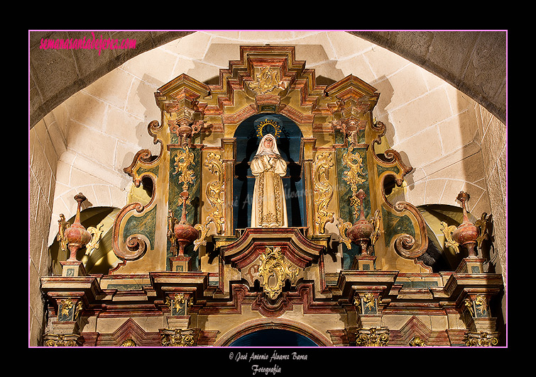 Ático del retablo de Santo Tomás de Aquino (Iglesia Conventual Dominica de Santo Domingo)