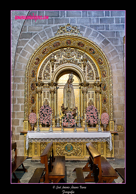 Retablo de la Virgen de Lourdes (Iglesia Conventual Dominica de Santo Domingo)